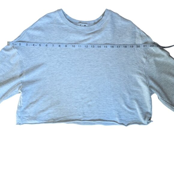 Garage Light Grey Soft Long Sleeve Top Women Size Medium - Picture 7 of 11